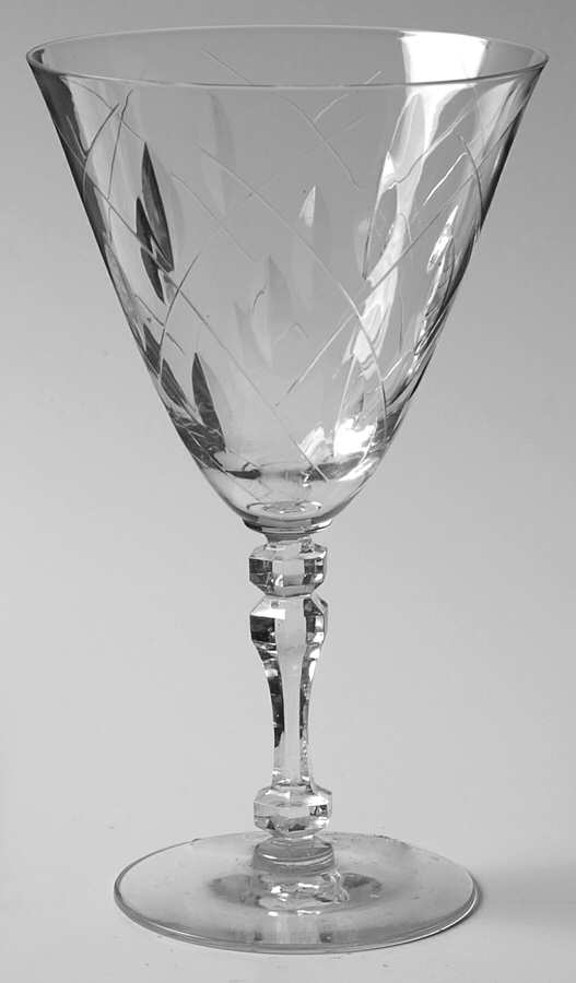 Twinkle (No Trim) Water Goblet by Tiffin-Franciscan-1