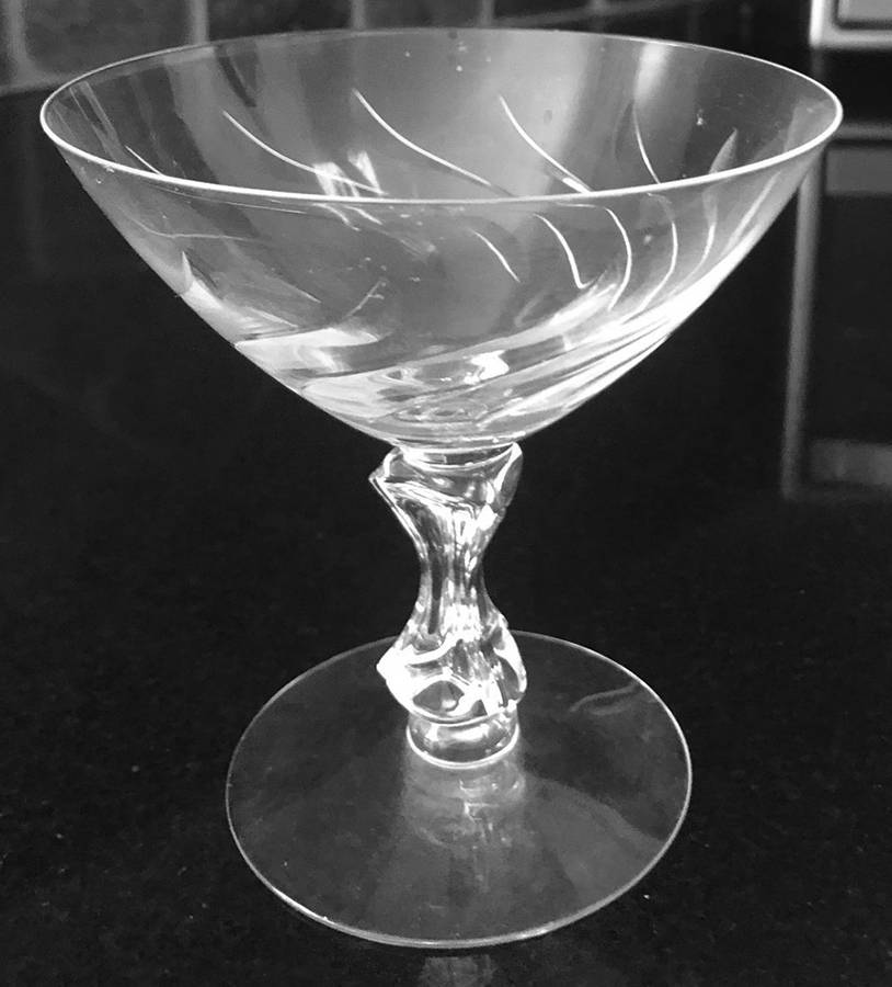 Twirl Champagne/Tall Sherbet by Tiffin-Franciscan-1