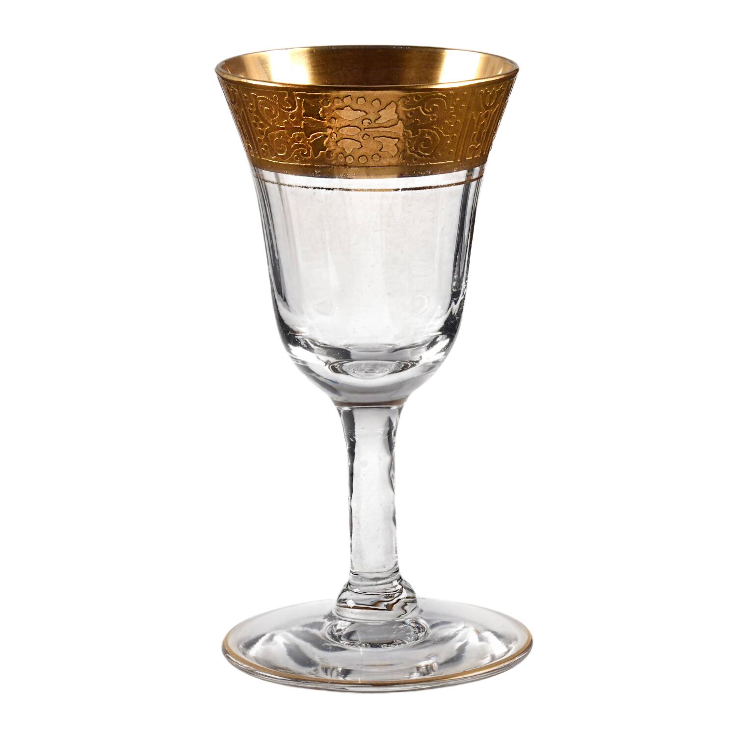 Valencia Clear (Gold Encrusted) Cordial by Tiffin-Franciscan-1