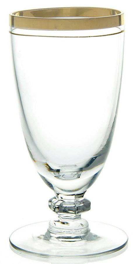 Valencia Clear (Gold Trim) Juice Glass by Tiffin-Franciscan-1