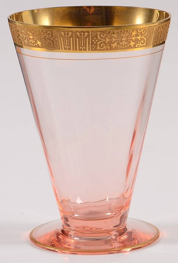 Valencia Pink (Stem 14188) 8 Oz Footed Tumbler by Tiffin-Franciscan-1