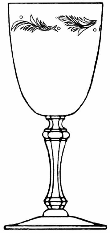 Vanity Water Goblet by Tiffin-Franciscan-1