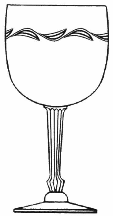 Vespera Water Goblet by Tiffin-Franciscan-1