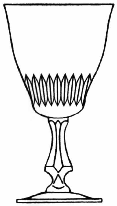 Victoria Water Goblet by Tiffin-Franciscan-1