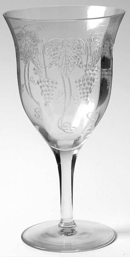 Vintage Water Goblet by Tiffin-Franciscan-1