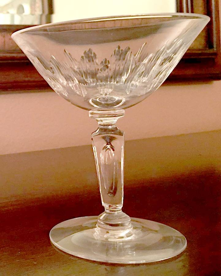 Vivienne Clear Champagne/Tall Sherbet by Tiffin-Franciscan-1