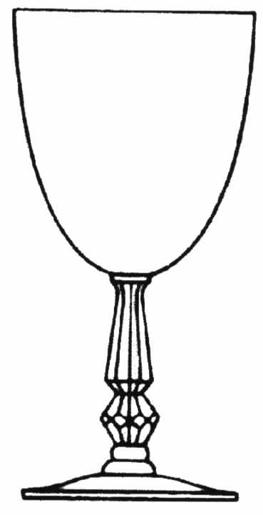 Walton Water Goblet by Tiffin-Franciscan-1