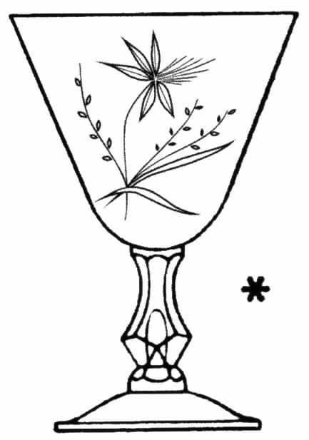 Waltz of Spring Water Goblet by Tiffin-Franciscan-1