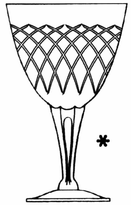 Waverly Water Goblet by Tiffin-Franciscan-1