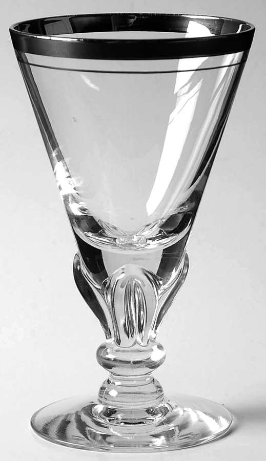 Wedding Day (Platinum Trim) Juice Glass by Tiffin-Franciscan-1