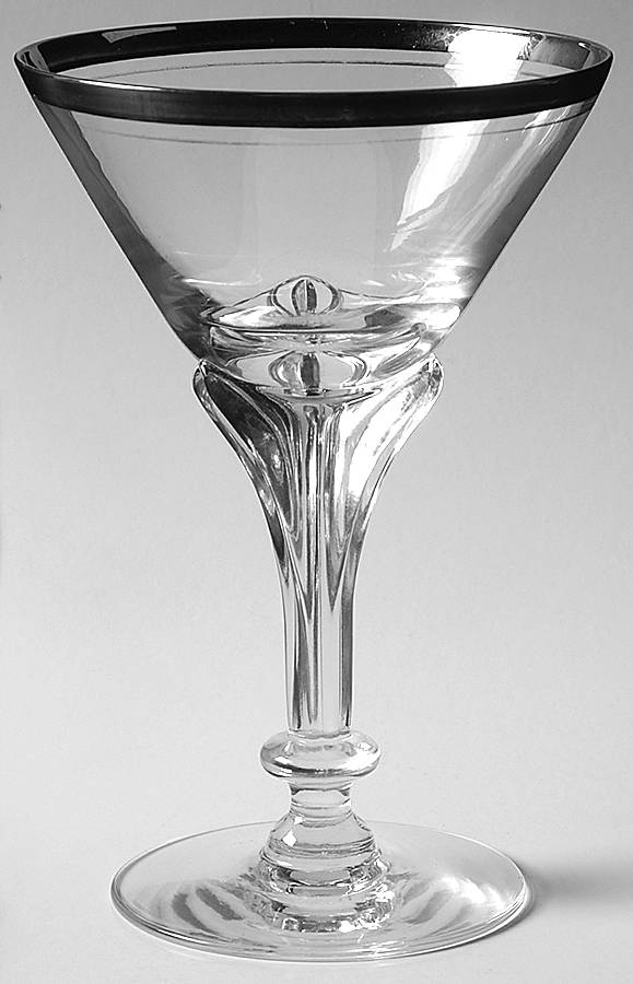 Wedding Day (Platinum Trim) Champagne/Tall Sherbet by Tiffin-Franciscan-1