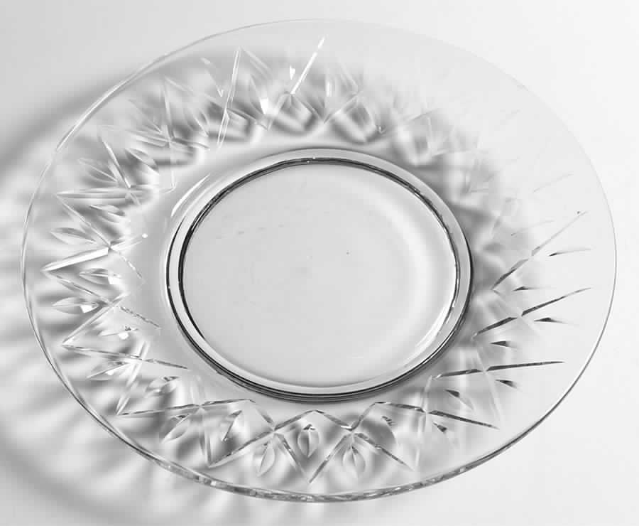 Wellington Clear Luncheon Plate by Tiffin-Franciscan-1