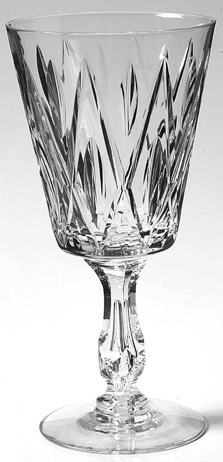 Wellington Clear Water Goblet by Tiffin-Franciscan-1