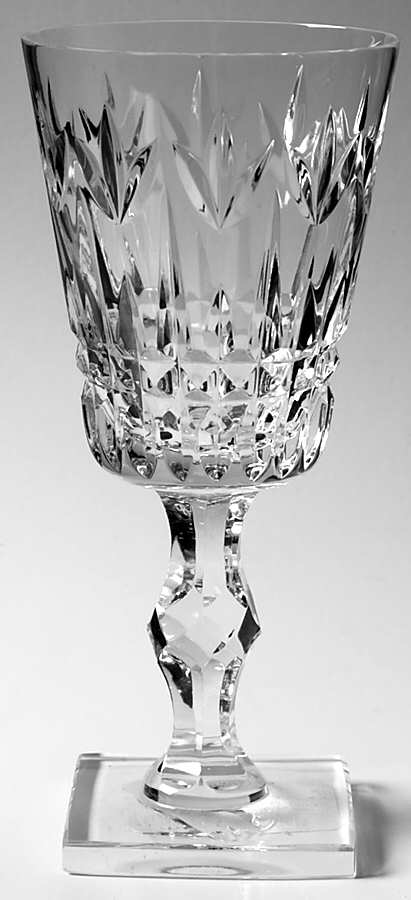 Westerly (Square Base) Water Goblet by Tiffin-Franciscan-1