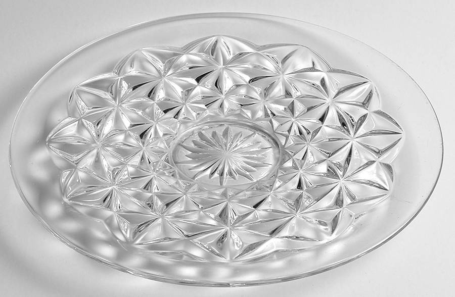 Williamsburg Pressed Cookie Plate by Tiffin-Franciscan-1