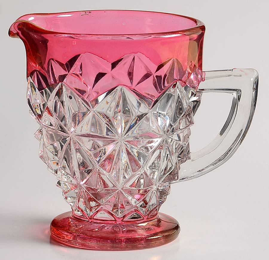 Williamsburg Ruby Flashed Creamer by Tiffin-Franciscan-1