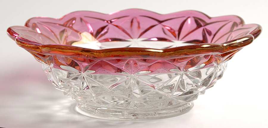 Williamsburg Ruby Flashed 7" Round Bowl by Tiffin-Franciscan-1