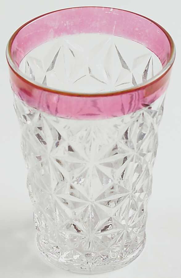 Williamsburg Ruby Flashed Flat Juice Glass by Tiffin-Franciscan-1