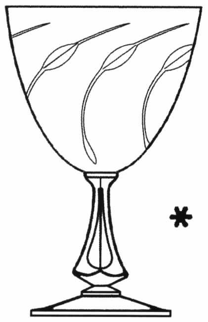 Windblown Water Goblet by Tiffin-Franciscan-1