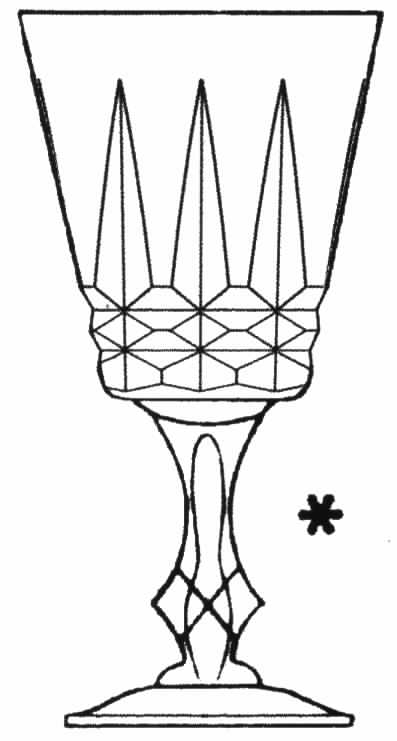 Winchester Clear Water Goblet by Tiffin-Franciscan-1