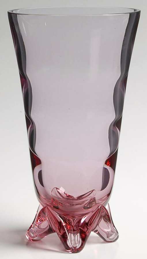 Wistaria Pink (Stem 17477) 7" Flower Vase by Tiffin-Franciscan-1