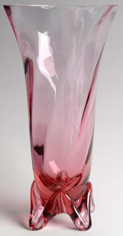 Wistaria Pink (Stem 17477) 11" Flared Vase by Tiffin-Franciscan-1