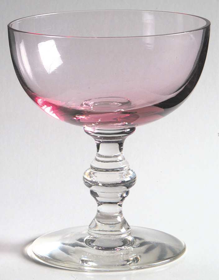 Wistaria Pink (Stem 17394) Champagne/Tall Sherbet by Tiffin-Franciscan-1