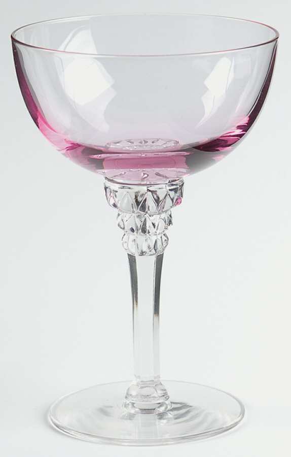 Wistaria Pink (Stem 17507) Liquor Cocktail by Tiffin-Franciscan-1