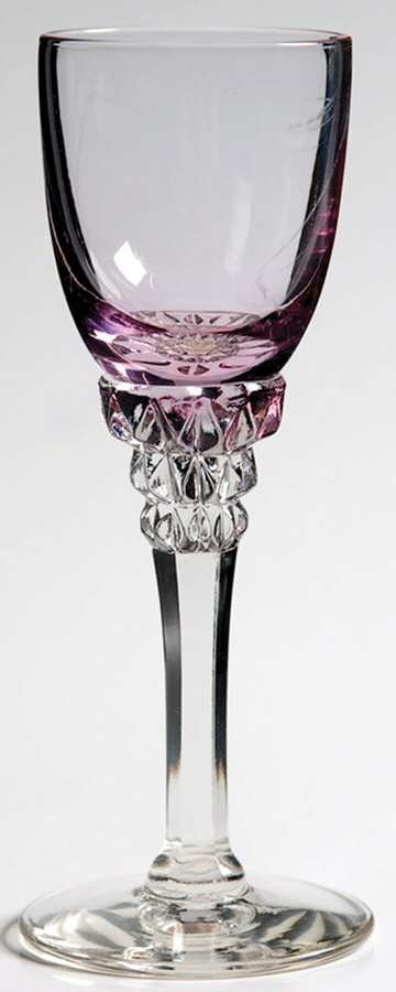 Wistaria Pink (Stem 17507) Cordial Glass by Tiffin-Franciscan-1
