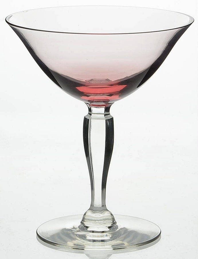 Wistaria Pink (Stem 17505) Champagne/Tall Sherbet by Tiffin-Franciscan-1