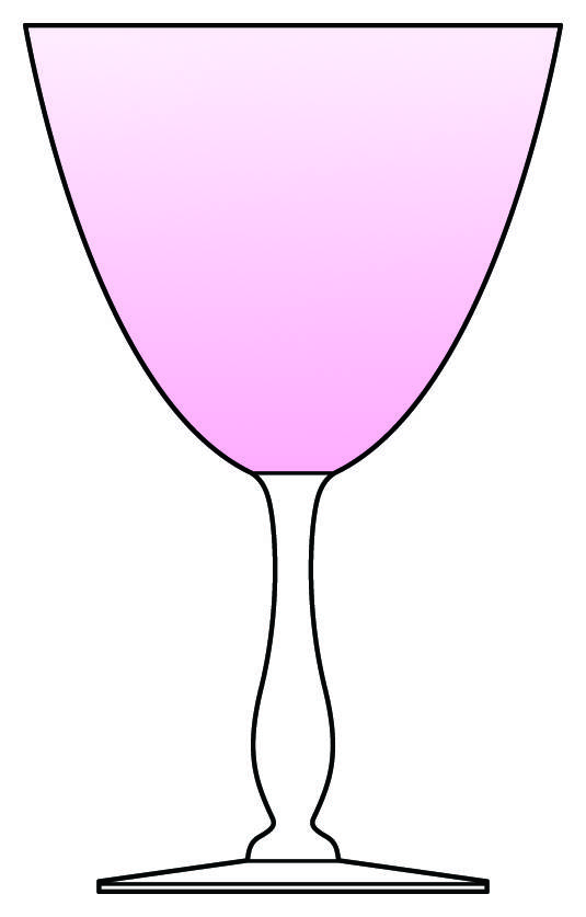 Wistaria Pink (Stem 17551) Water Goblet by Tiffin-Franciscan-1