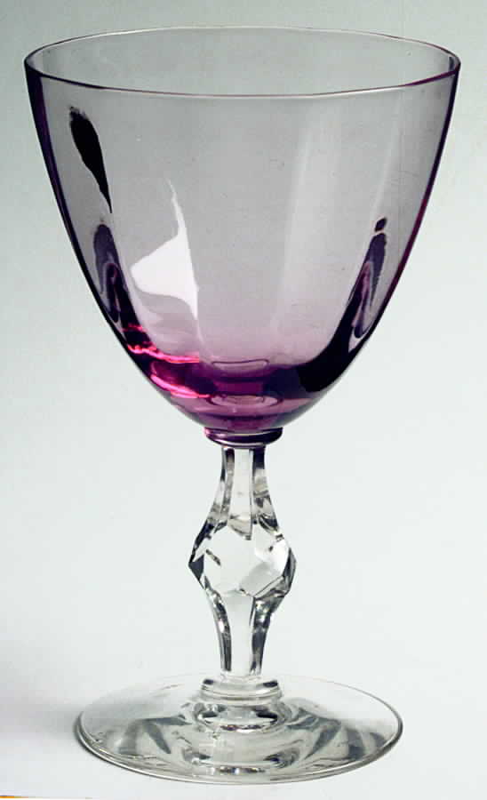 Wistaria Pink (Stem 17643) Water Goblet by Tiffin-Franciscan-1