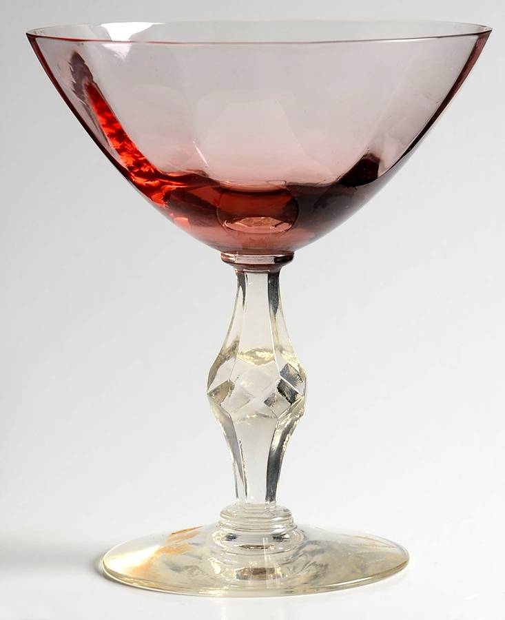 Wistaria Pink (Stem 17643) Champagne/Tall Sherbet by Tiffin-Franciscan-1