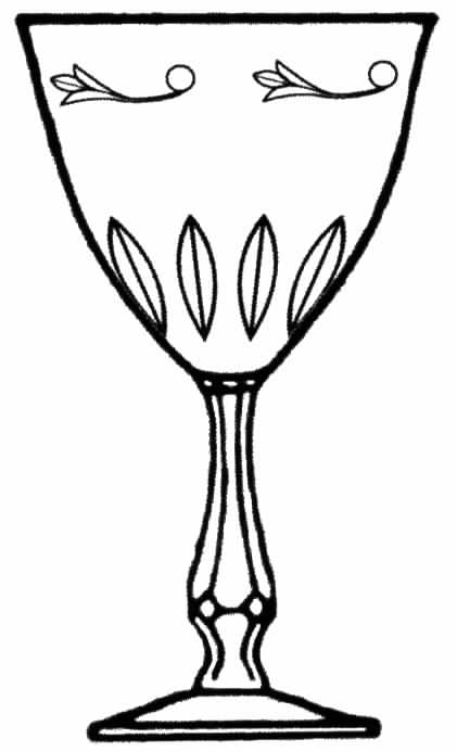 Woodmere Water Goblet by Tiffin-Franciscan-1