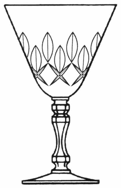 York Water Goblet by Tiffin-Franciscan-1