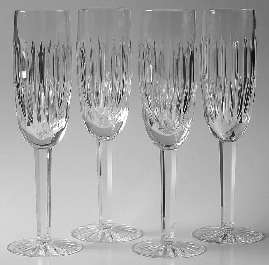 Highlands Suite Fluted Champagne - Set of 4 by Tipperary-1