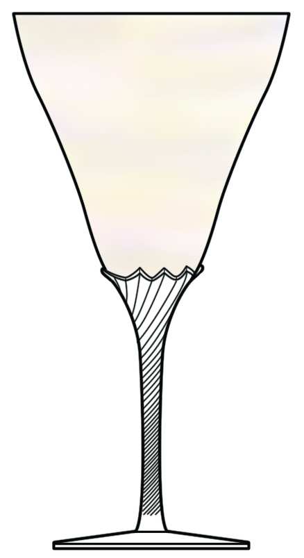 Iris Water Goblet by Toscany-1