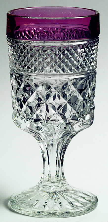Oxford Ruby Water Goblet by Toscany-1