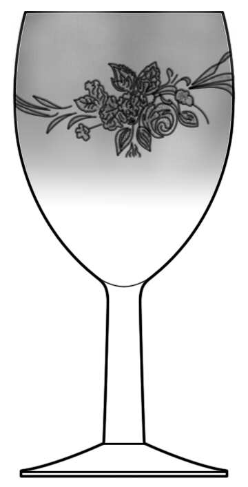 Queen's Lustreware Water Goblet by Vitreon-1