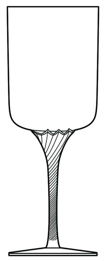 Roberta Water Goblet by Toscany-1