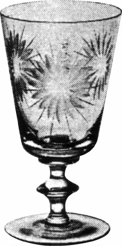 Sunburst Water Goblet by Toscany-1