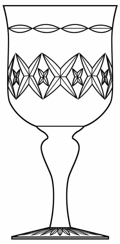 Brandon Water Goblet by Tudor-1