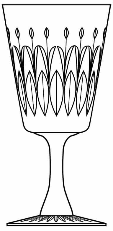 Pharaoh Water Goblet by Tudor-1