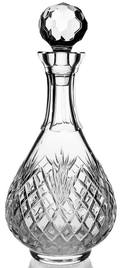 Antrim Wine Decanter & Stopper by Tyrone Crystal-1