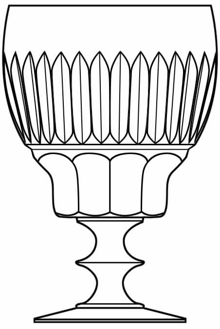 Armagh Water Goblet by Tyrone Crystal-1