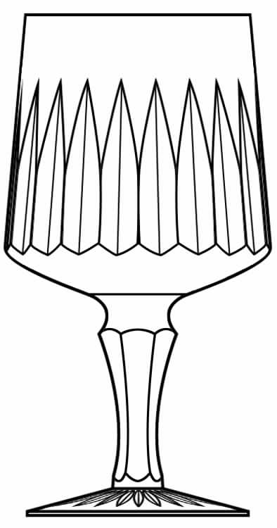 Coleraine Water Goblet by Tyrone Crystal-1