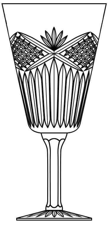 Dungannon Water Goblet by Tyrone Crystal-1