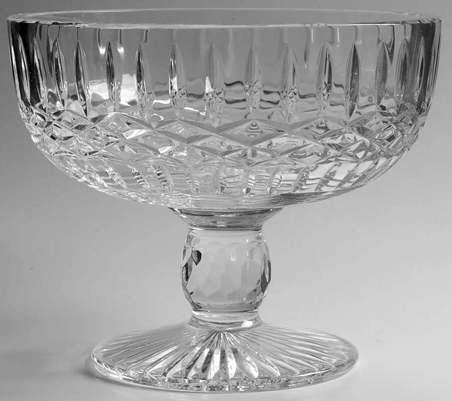 Enniskillen 7" Footed Open Candy Dish by Tyrone Crystal-1