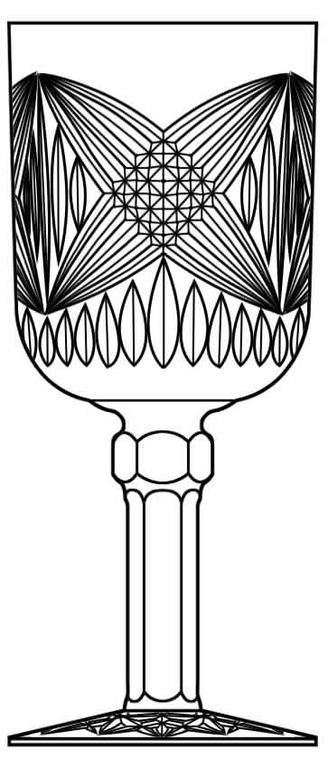 Glenshane Water Goblet by Tyrone Crystal-1