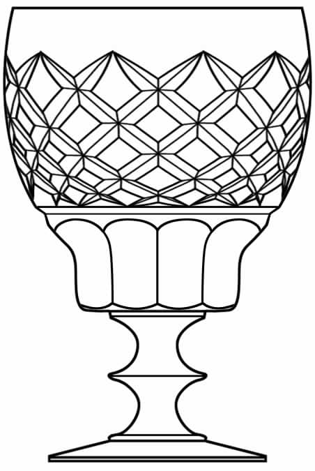 Mourne Water Goblet by Tyrone Crystal-1